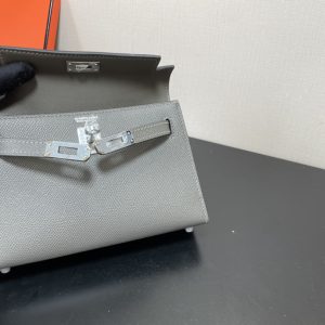 Hermes Kelly-Gold&Silver Hardware-19CM - Image 3