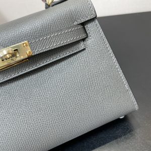 Hermes Kelly-Gold&Silver Hardware-19CM - Image 7