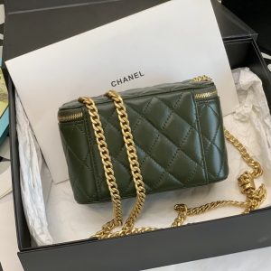 Ch@nel Cosmetic Bag-8.5*11*7CM - Image 4