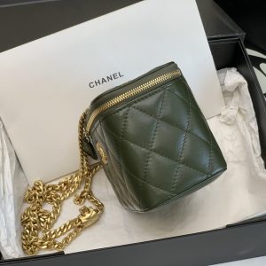 Ch@nel Cosmetic Bag-8.5*11*7CM - Image 9
