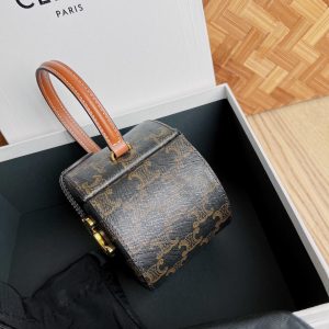 Celina Cubic Box Bag-12.5×11.5×9CM - Image 9