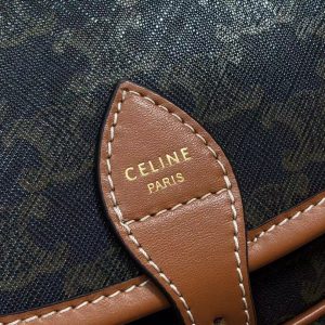 Celin Folco Triomphe Bag-18 X 17 X 6.CM - Image 3