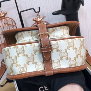 Celin Folco Triomphe Bag-18 X 17 X 6.CM - Image 3