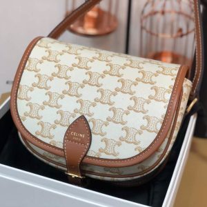 Celin Folco Triomphe Bag-18 X 17 X 6.CM - Image 4