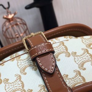 Celin Folco Triomphe Bag-18 X 17 X 6.CM - Image 5