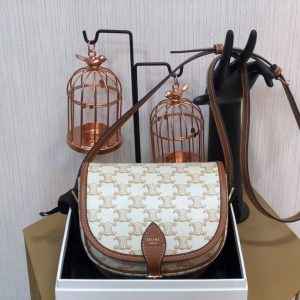 Celin Folco Triomphe Bag-18 X 17 X 6.CM - Image 7