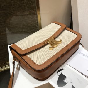 Celin Tambour Box Bag-22*16.5*7CM - Image 9