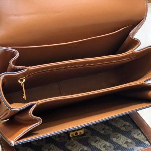 Celin Tambour Box Bag-22*16.5*7CM - Image 2