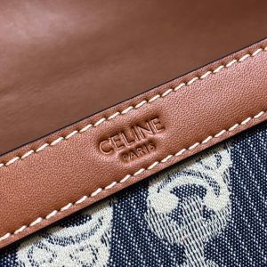 Celin Tambour Box Bag-22*16.5*7CM - Image 5