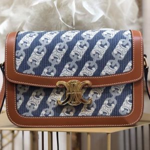 Celin Tambour Box Bag-22*16.5*7CM - Image 1