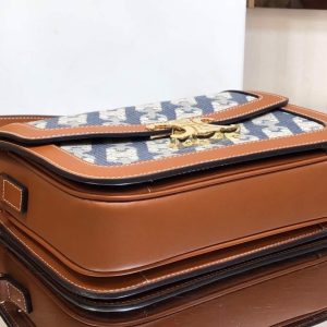 Celin Tambour Box Bag-22*16.5*7CM - Image 9
