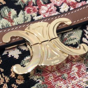 Celin Tambour Box Bag-22*16.5*7CM - Image 3
