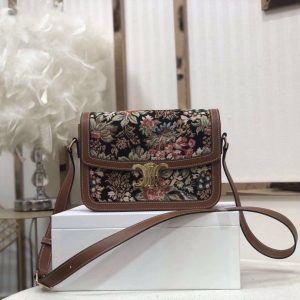 Celin Tambour Box Bag-22*16.5*7CM - Image 9