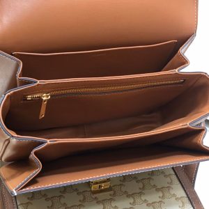 Celin Tambour Box Bag-22*16.5*7CM - Image 7