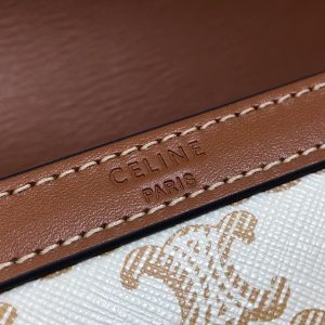 Celin Tambour Box Bag-22*16.5*7CM - Image 8