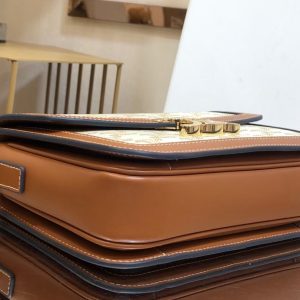 Celin Tambour Box Bag-22*16.5*7CM - Image 9