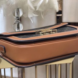 Celin Tambour Box Bag-22*16.5*7CM - Image 5