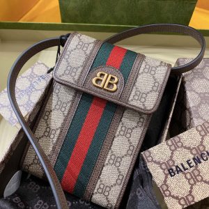 Gucci&Balenciaga Crossbody Bag-11.5x18x3.5CM - Image 5