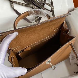 Hermes Kelly-Epsom Leather-25CM - Image 8
