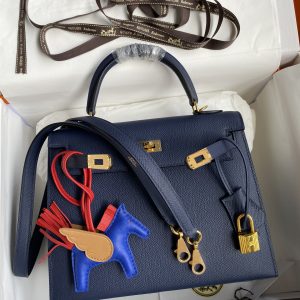 Hermes Kelly-Epsom Leather-25CM - Image 9