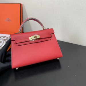 Hermes Kelly-Gold&Silver Hardware-19CM - Image 12