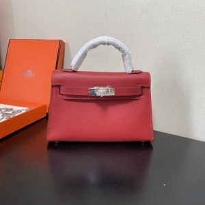 Hermes Kelly-Gold&Silver Hardware-19CM - Image 16