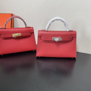 Hermes Kelly-Gold&Silver Hardware-19CM