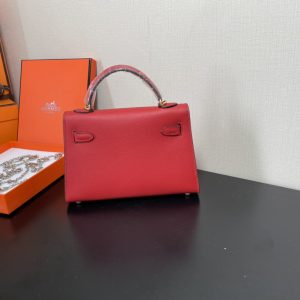 Hermes Kelly-Gold&Silver Hardware-19CM - Image 2