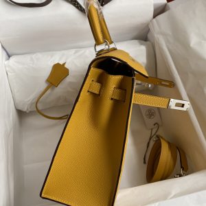 Hermes Kelly-Epsom Leather-25CM - Image 5