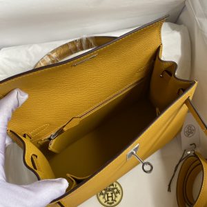 Hermes Kelly-Epsom Leather-25CM - Image 8