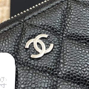 Ch@nel Wallet-Silver Hardware-19*10CM - Image 3