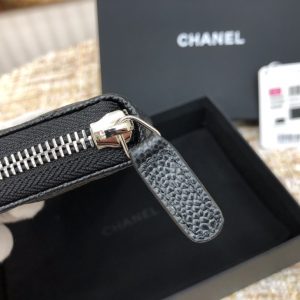 Ch@nel Wallet-Silver Hardware-19*10CM - Image 2