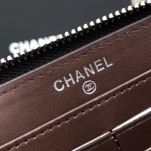 Ch@nel Wallet-Silver Hardware-19*10CM - Image 6