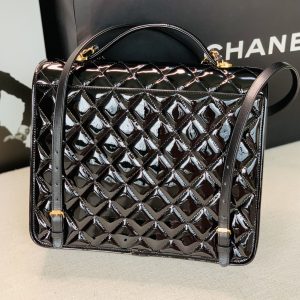 Ch@nel Patent Leather Briefcaseg-31.5*31*9CM - Image 2