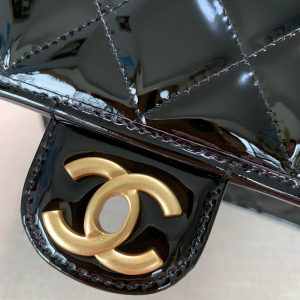 Ch@nel Patent Leather Briefcaseg-31.5*31*9CM - Image 4