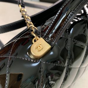 Ch@nel Patent Leather Briefcaseg-31.5*31*9CM - Image 6