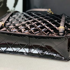 Ch@nel Patent Leather Briefcaseg-31.5*31*9CM - Image 8