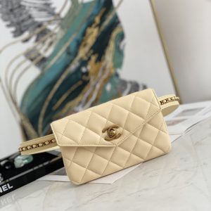 Ch@nel Waist Bag-18*3.5*12CM