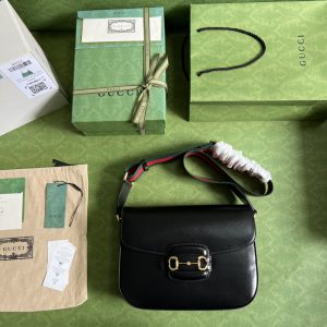 Gucci 1955 Horsebit Shoulder Bag-30*21*7.5CM - Image 9