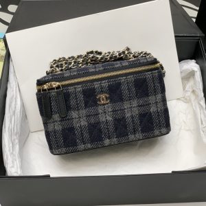 Ch@nel Mini Cosmetic Bag-10*17*8CM