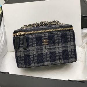 Ch@nel Mini Cosmetic Bag-10*17*8CM - Image 3