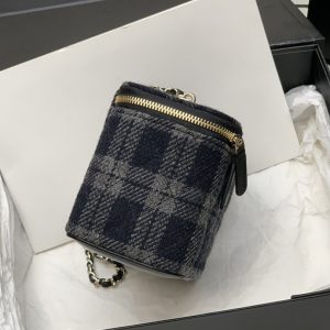 Ch@nel Mini Cosmetic Bag-10*17*8CM - Image 4