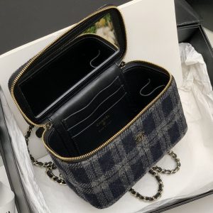 Ch@nel Mini Cosmetic Bag-10*17*8CM - Image 8