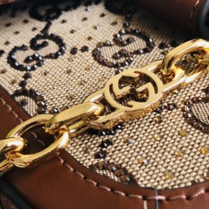 Gucci 1955 Horsebit Shoulder Bag-20.6*14.4*5.1CM - Image 4