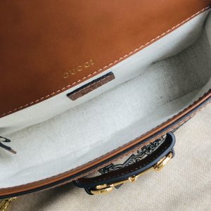 Gucci 1955 Horsebit Shoulder Bag-20.6*14.4*5.1CM - Image 6