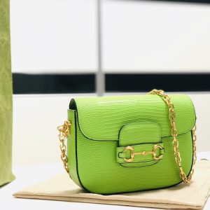 Gucci 1955 Horsebit Shoulder Bag-20.6*14.4*5.1CM