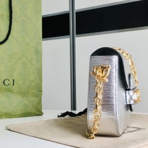 Gucci 1955 Horsebit Shoulder Bag-20.6*14.4*5.1CM - Image 3