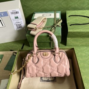 Gucci GG Matelassé Handlebag-19*13*11CM - Image 1
