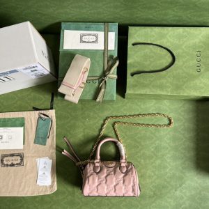 Gucci GG Matelassé Handlebag-19*13*11CM - Image 9