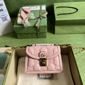 Gucci GG Matelassé Handlebag-18*13*6.5CM - Image 1